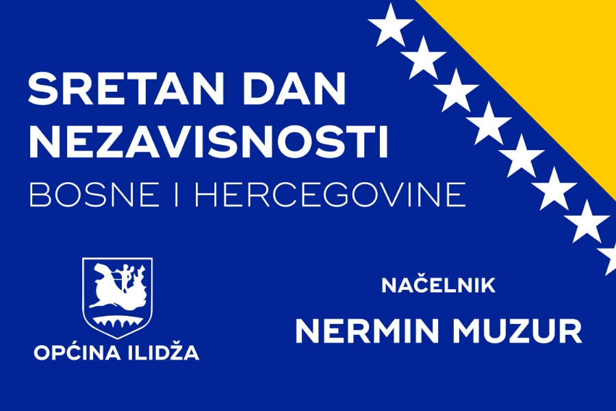 Svim građanima Bosne i Hercegovine sretan 1. mart Dan nezavisnosti