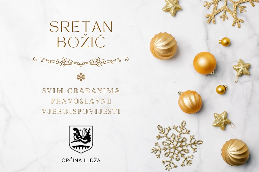 Svim građanima pravoslavne vjeroispovijesti želimo sretan Božić