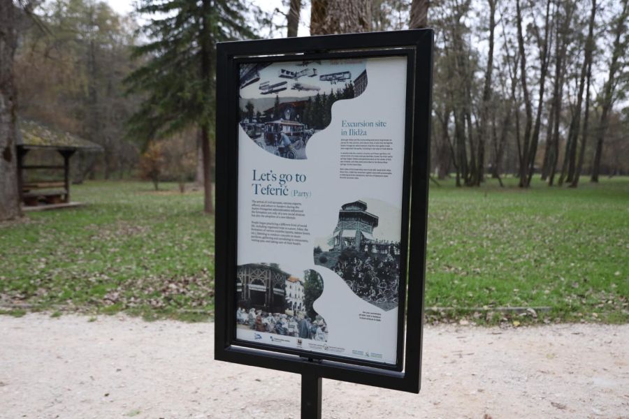 Vrelo Bosne turisticki znak